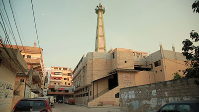 Le minaret du camp Nahr El Bared